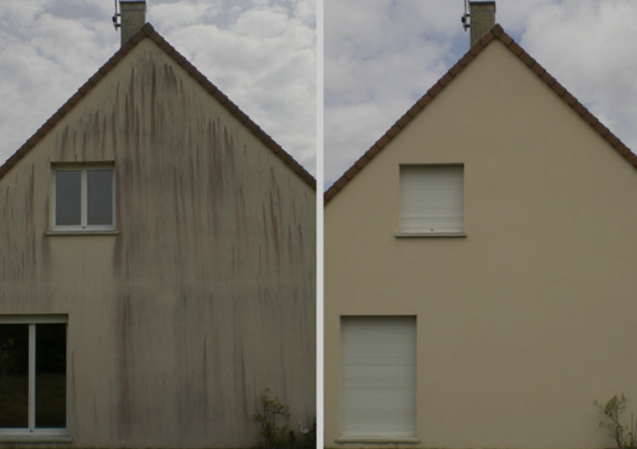 Nettoyage de toiture - réalisation